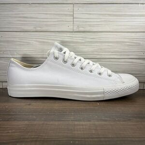 Converse Chuck Taylor All Star Leather Low White Shoes - M 11.5 - W 13.5